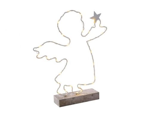 Polyresine-Engel mit LED-Licht