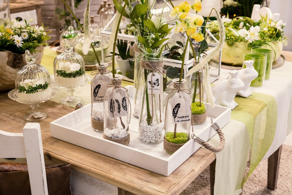 Dekoartikel der Frühlings-Ausstellung 2016 - Grün -Kollektion - Flasche ...